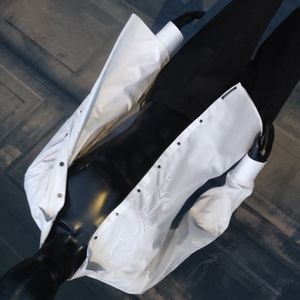 Absolute Rebellion Men's White Embroidered Western Shirt w/Snap Buttons.